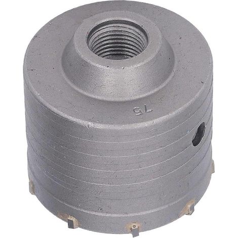 Foret à béton forgé en carbure de 75 mm, scie cloche haute dureté pour climatiseur