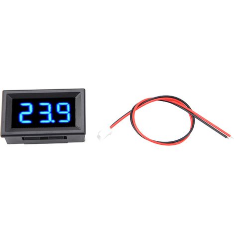 Digitales Gleichspannungsmessgerät (2,5–30 V) mit 0,56"-LED-Anzeige (blau) zur Spannungsmessung