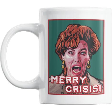 Tasse de Noël pour petit déjeuner – Tasse avec motif de Noël – 11 oz – Idée cadeau pour Noël – Tasse Merry Crisis (1/5)