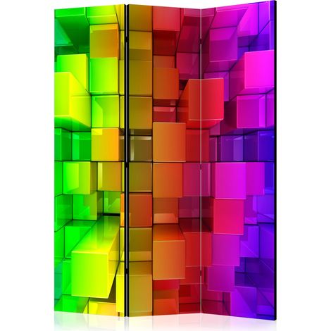 Paravento - Colour jigsaw [Room Dividers] - 135x172 (1/4)