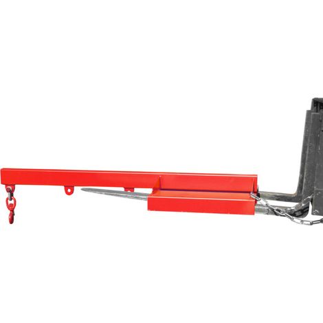 Bauer Südlohn Bras de levage LA 1600-1,0, peint, rouge feu