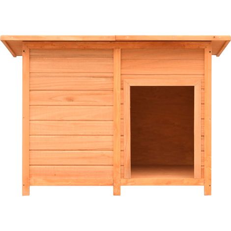 Maison Exclusive - Hundehütte Kiefernholz & Tannenholz 120x77x86 (1/5)