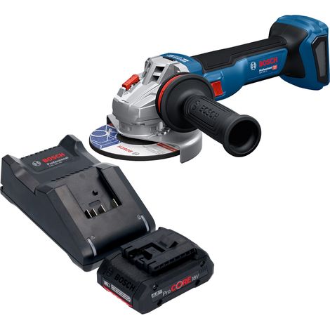 Bosch GWS 18V-11 Professional Meuleuse angulaire sans fil 18 V 125 mm + 1x batterie ProCORE 4,0 Ah + chargeur (1/5)