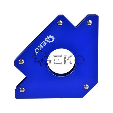 Geko G01873 - Soporte magnético para soldar (5", 34,5 kg), color azul