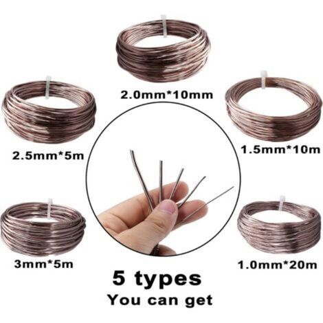 12m Corde à Linge Rétractable Étendoir à Linge Portable Amovible pour Camping (1/4)