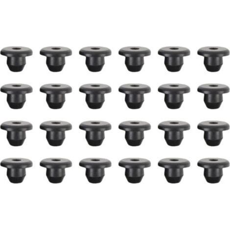 Bouchon d'huile de cric hydraulique en caoutchouc, étanchéité solide, sol universel de 8.5mm pour trou de réservoir, 24 pièces. (1/5)