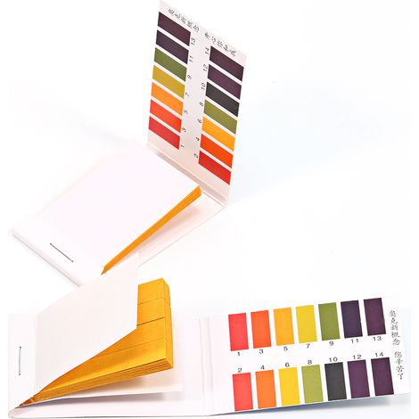 WALRONT 1 Set 80 Teststreifen pH-Testpapier für den gesamten Messbereich (alkalisch/sauer 1-14) – Wassertestset mit Lackmuspapier (1/5)