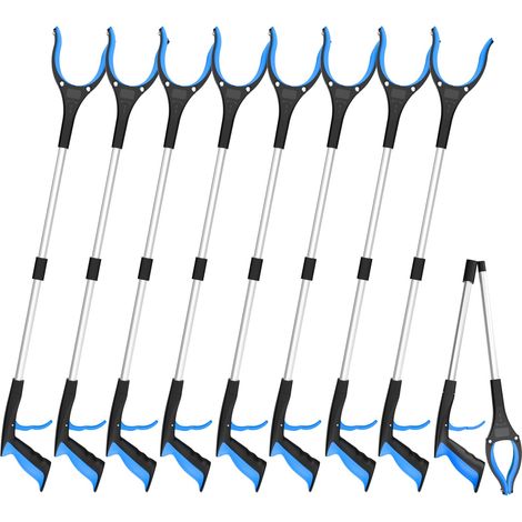 Ensemble de 8 outils de collecte de déchets légers et antidérapants, pratiques pour les travaux d'entretien, de réparation et de bricolage.-AquaForge (1/5)