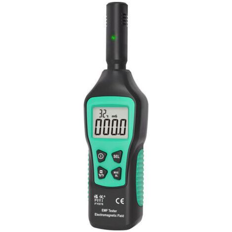 EMF Meter Electromagnetic Field Radiation Detector, 5HZ-3500MHz with 3 Levels of Sound and Light Alarm - MET01 (1/5)