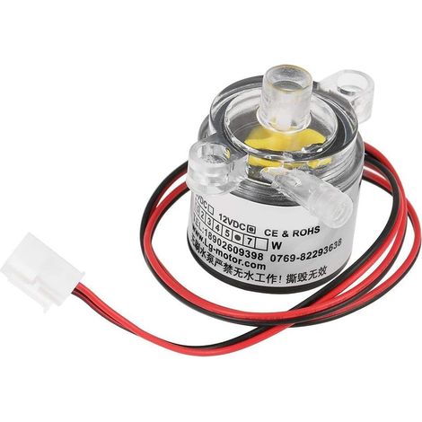 Miniaturdesign, energiesparender 12V DC 6W bürstenloser Tauchmotor in Lebensmittelqualität, Durchflussrate von 2 Litern/Minute, geeignet für Aquarien, Springbrunnen, kleine Fischteiche, Solaranlagen,  (1/5)