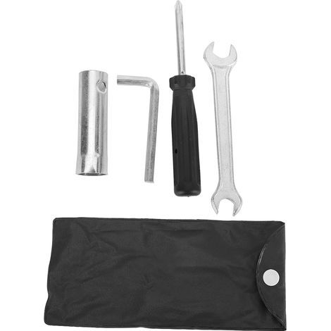 Universal Motorcycle Repair Tool Kit Including Screwdriver, Socket Wrench, and Tool (1/5)