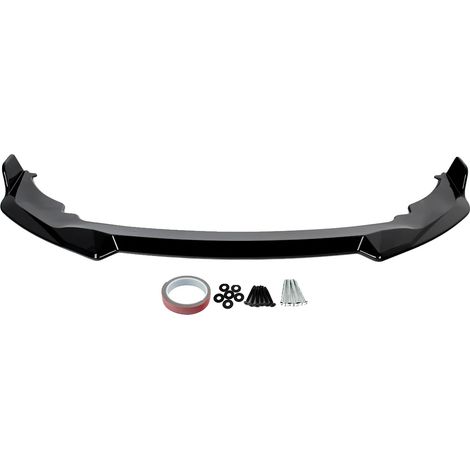 Divisor del parachoques delantero, estilo M Performance, plástico ABS de alta calidad, negro brillante. (1/2)