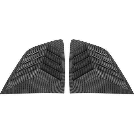 2 pièces couvercle de persienne de fenêtre latérale arrière résistant à la décoloration aspect sportif store de volet d'aération pour X3 IX3 G01 2018 et versions ultérieures en Fiber de carbone (1/5)