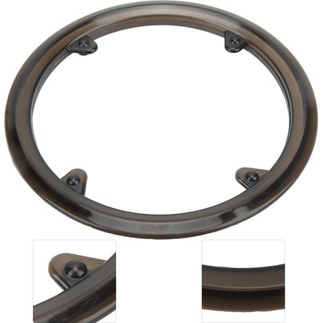 Protecteur de plateau de vélo en plastique noir avec 4 trous - Couvre-chaîne pour bicyclette (1/5)