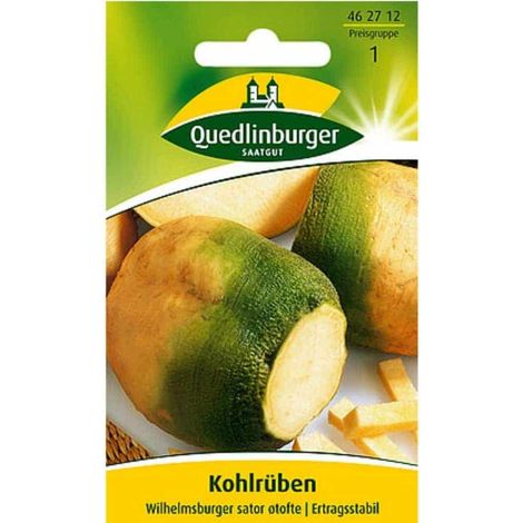 Quedlinburger Kohlrüben Wilhelmsburger - Gemüsesamen (1/2)