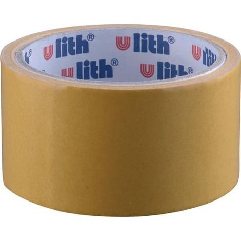 Cinta  de  montaje  a  doble  cara  468/E  L.5m  A.50mm  beige  Espesor  total  0,08mm  Rl.ULITH (1/2)
