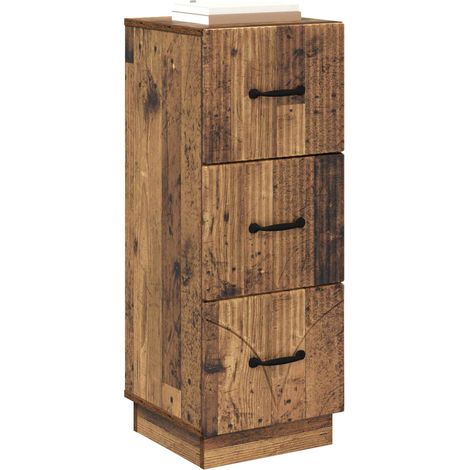 Maison Exclusive - Mobile con Cassetti Legno antico 33 x 34,5 x 87 cm