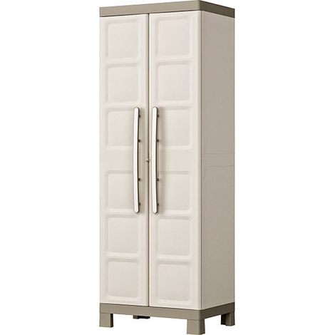 armadio portascope keter "excellence" in resina beige 65x45x182 cm