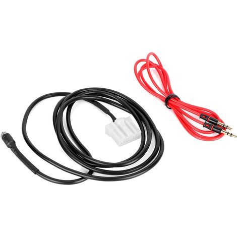 Adaptateur radio voiture Mazda 3 6 2006-2013, câble AUX 3,5mm femelle, connecteur jack (1/5)