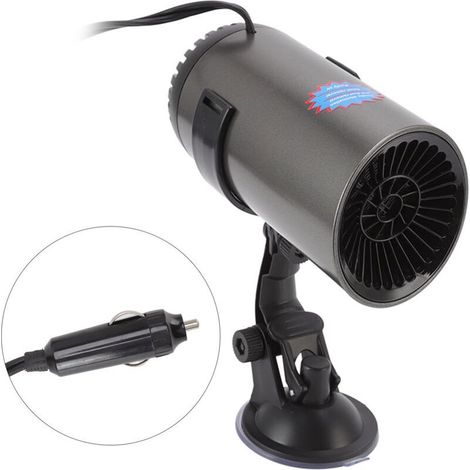 Allume-cigare Portable 24V, chauffage rapide, frais et chaud, désembueur et dégivreur pour voiture avec support rotatif (1/5)