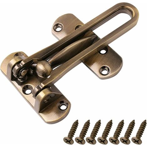 Serrure de sécurité pour porte d'entrée, (Bronze)pour enfants, en alliage d'aluminium solide et épais (1/5)