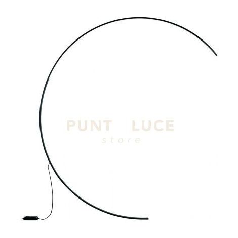 STRUTTURA PIANTANA RUNE NERA A LED 3000K 1450LM 35W DIMMERABILE DA ABBIANARE BASE PER PIANTANA