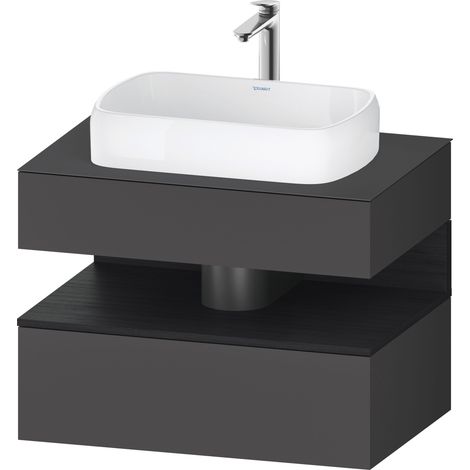 Lavabo consola Collection One de Duravit, 1 extraíble, 1 cajón,