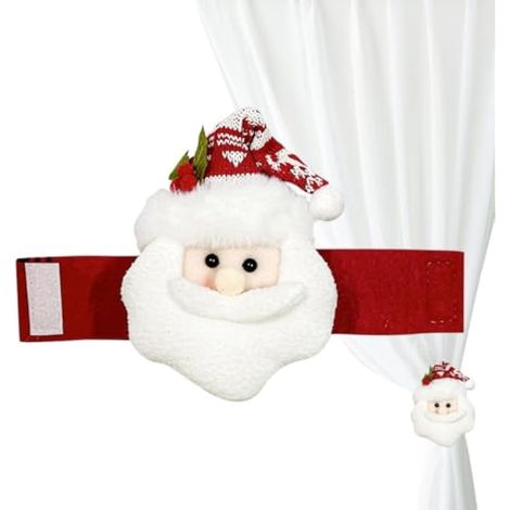 Rideau de Noël pour décoration de chambre à coucher (1/5)