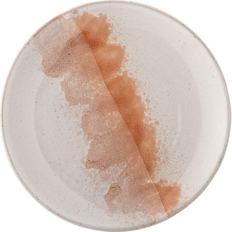 Bloomingville Paula Assiette Plate Rose et Orange 20 cm