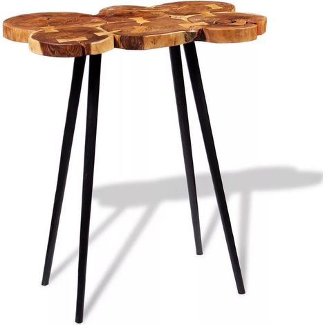 Table de bar Bois d'acacia massif 90x60x110 cm vidaXL (1/4)