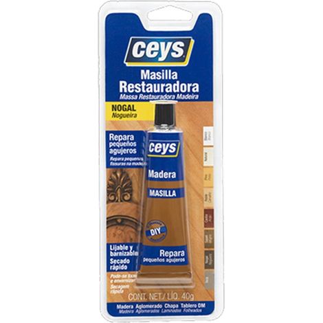 Stucco per restauro legno di noce 40gr 505112 ceys
