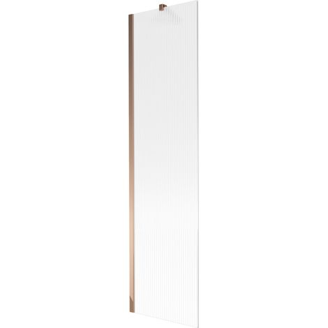 Paroi de douche Mexen Next 1 volet 50 x 150 cm, rayée, or rose - 895-050-000-00-09-60 (1/5)