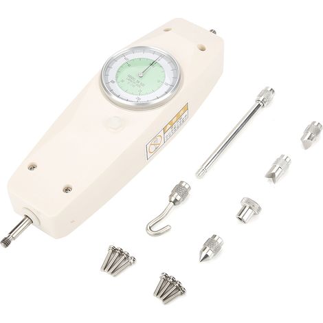 Strumento di misura della forza dinamometrica analogica da 500 N, misuratore di forza di spinta e trazione, misuratore di forza di spinta e trazione meccanico analogico per la misurazione della forza (1/5)