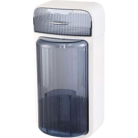 Boîte de rangement pour pinceaux de maquillage, support de rangement pour crèmes et cosmétiques, étagère murale pour coiffeuse et salle de bain, bleue (1/5)