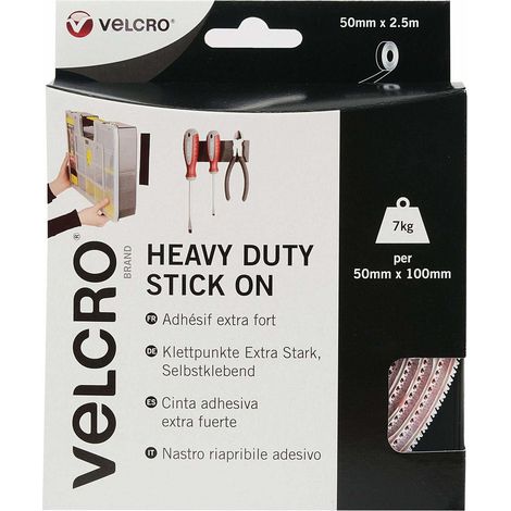 Velcro® VEL-EC60246 selbstklebende Klebeband weiß 2500x50 mm