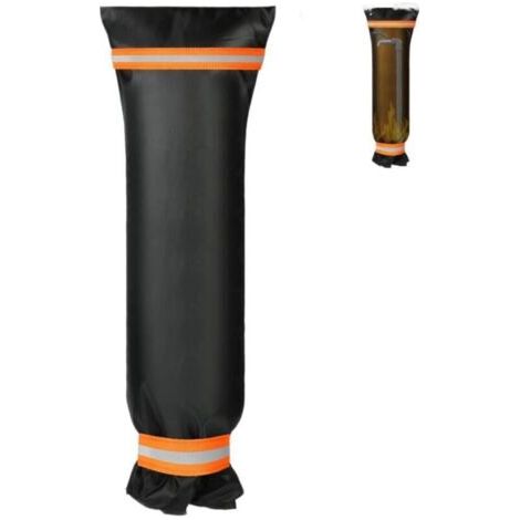 BUNTHAUS Housse antigel pour robinet jardin 64x26 cm, imperméable avec bande réfléchissante, protège du gel en hiver