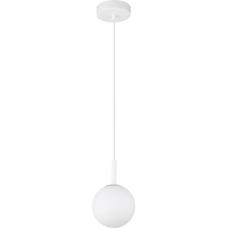 Lampada a sospensione moderna bianca vetro Gama G9 Sigma (1/4)