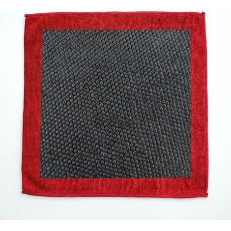 Chiffon d'argile à pois rouge de décontamination (1/5)