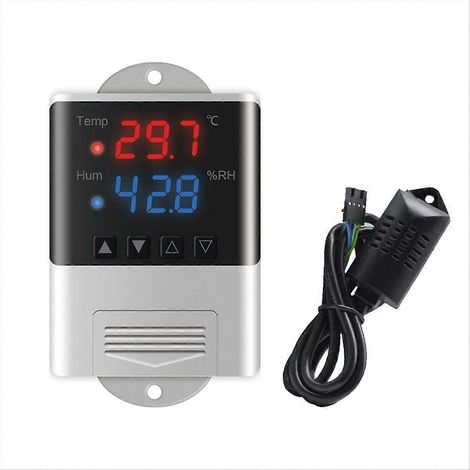 Thermostat d'aquarium sans fil WiFi DTC3200 avec capteur SHT20 et application de contrôle pour maison connectée. (1/5)