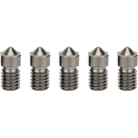 Buse d'imprimante 3D en acier trempé, accessoire ultra-résistant, 0,4 mm