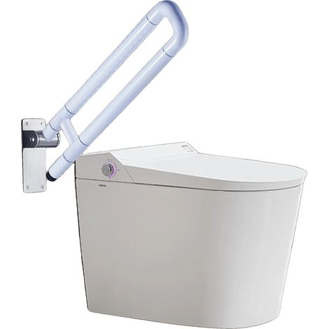 Haltegriff fürs Badezimmer, Wandmontage, Tragkraft 226,8 kg, weiß (1/2)