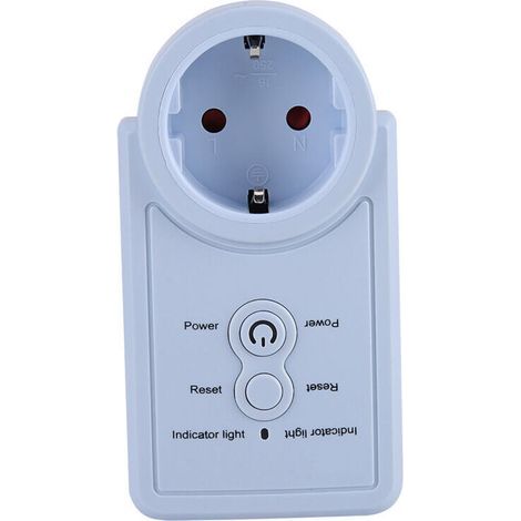 Prise de Courant Intelligente Gsm, Prise Simpal Gsm Steckdose Sensorkabel avec Capteur de Température Sms Command Control (Version russe standard européenne)
