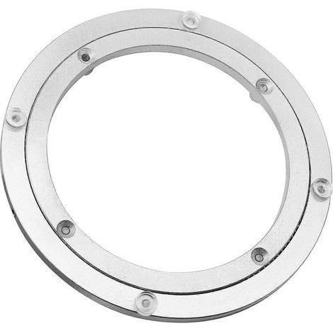 Bague de roulement en alliage d'aluminium, plateau tournant robuste pour table ronde, support rotatif à billes, pivot lourd pour table à manger, plateau rotatif réglable (1/5)
