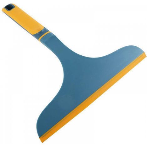 Raclette de douche pour portes en verre, raclette de porte de douche de salle de bain en PP TPR pour verre de douche, 24,5 x 27 cm (vert foncé) (1/5)