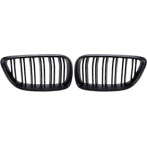 Passend für BMW 2er F22 F23 F87 M2 2014–2018, schwarzer Frontstoßfänger mit Nierengrill, Lufteinlassgitter und Kühlergrill – mattschwarz