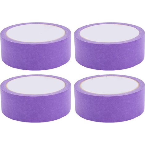 4 rouleaux de ruban de masquage de qualité supérieure pour peintre, ruban bleu, ruban de peinture multi-usages, peinture, bricolage, décoration, étiquetage, sans résidus, facile à retirer (1/5)