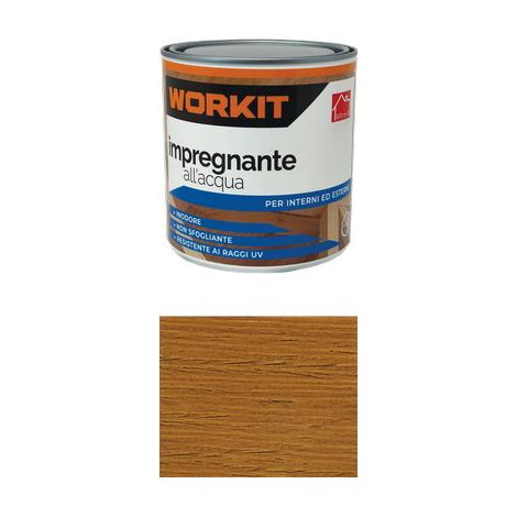 Impregnante Acqua Workit Castagno 750 ml 6 Pezzi