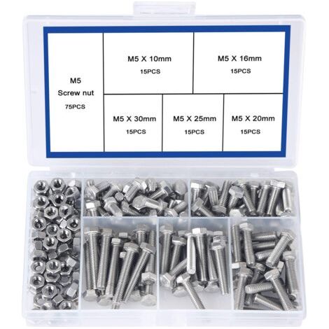 M5 304 Industrie de Machines Réglée de Boulon de Sortilège Hexagonal D'acier Inoxydable de Coin Extérieur de, Boulons et écrous de Sortilège (1/5)