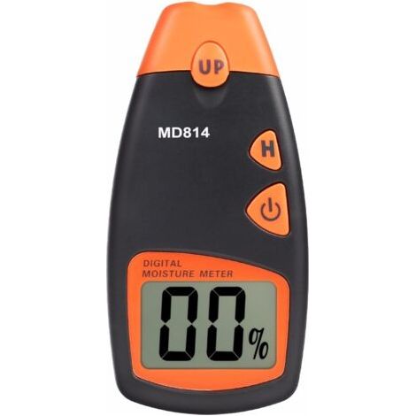Sollbry Testeur d'humidité, testeur numérique portable, testeur d'humidité du bois avec écran LCD numérique HD, plage 5 % à 40 %, précision : +/- 1 % (batterie non incluse) (1/5)