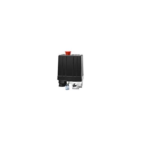 – Pressostat bipolaire 4 voies – Pression 6 à 10 bars – Entrée 3/8 F – Sorties 3 x ¼ F – Tuyau de décompression Ø 6 mm (1/4)